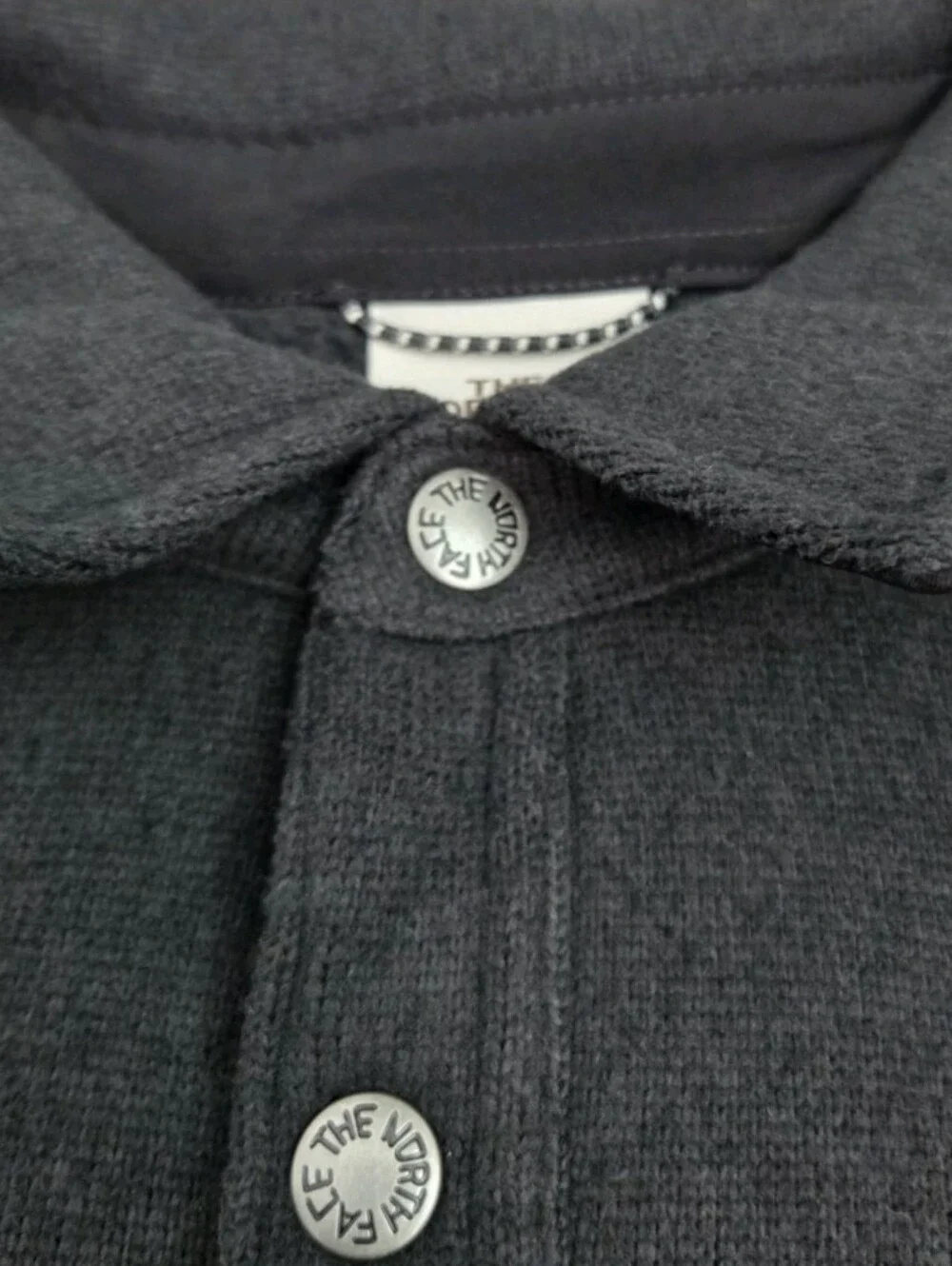 The North Face Gordon Lyons Shacket Fleece Casual Men's Size XL Heather Black
